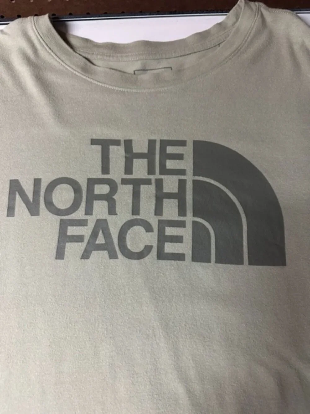 The North Face Sand & OD Green XL SS T-Shirt